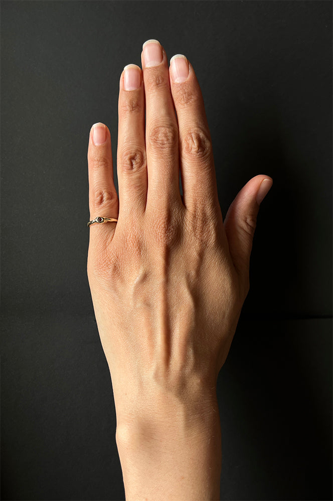 Nace Ring 9k Gold - Birthstone Ring