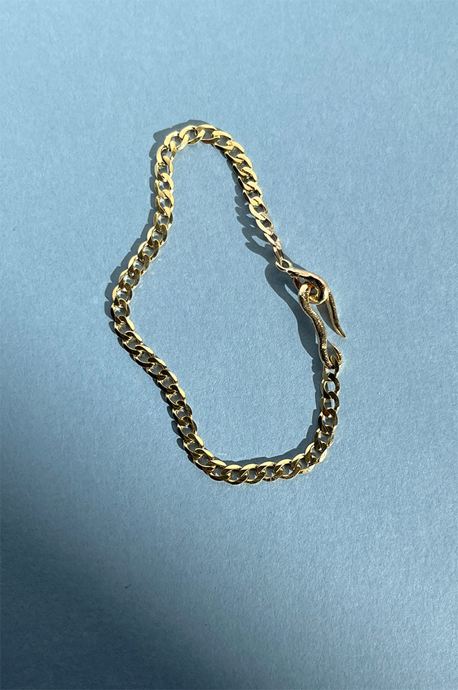 Panzer bracelet 14k gold