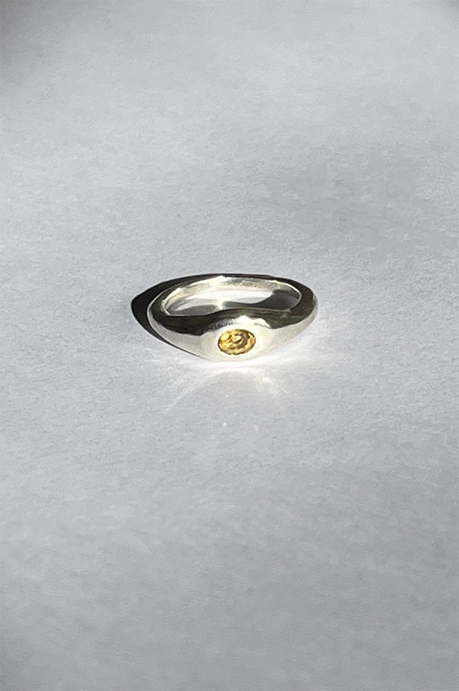 Citrine Signet Petite