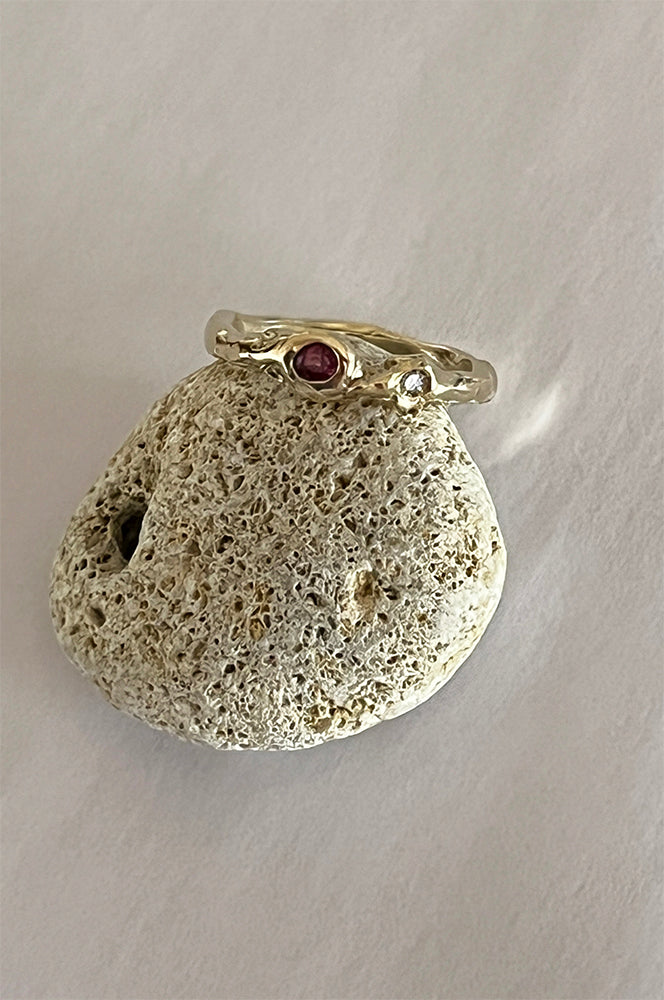 Ruby Diamond Ring