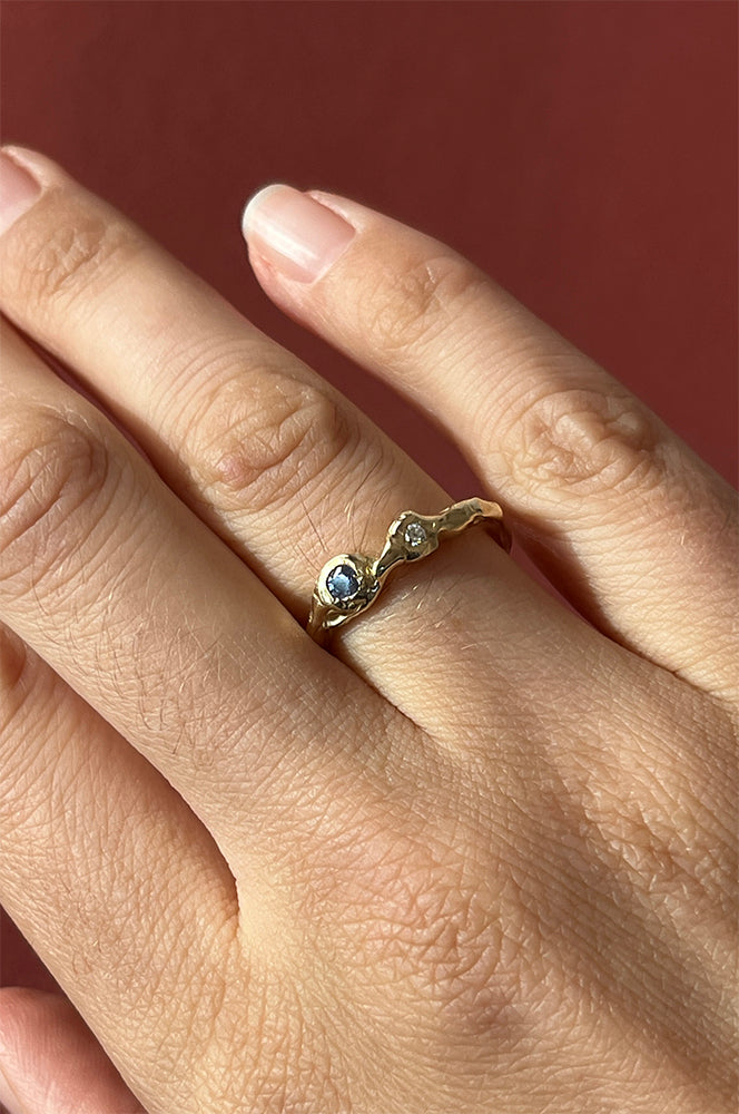 Tanzanite Diamond Ring