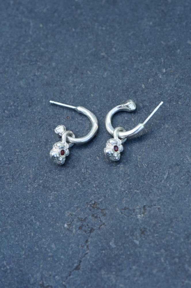 Mila Earrings / Tourmaline & Garnet