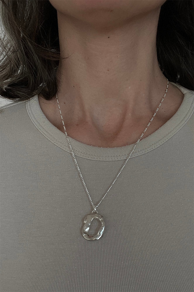 Organic Pendant + Chain