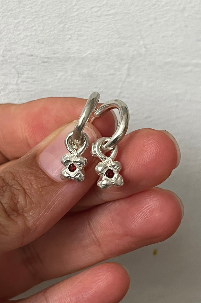 Mila Earrings / Tourmaline & Garnet