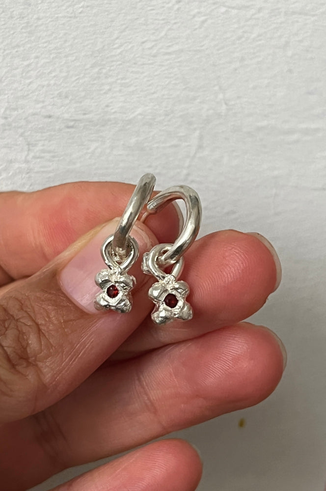 Mila Earrings / Tourmaline & Garnet