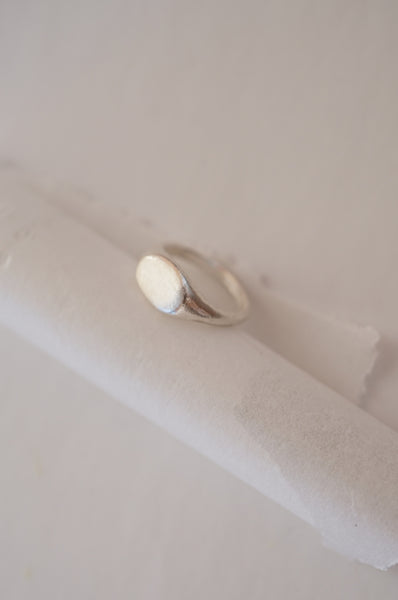 Oval Pinky Ring